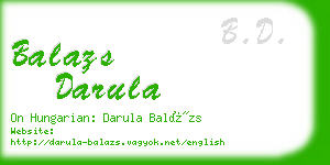 balazs darula business card